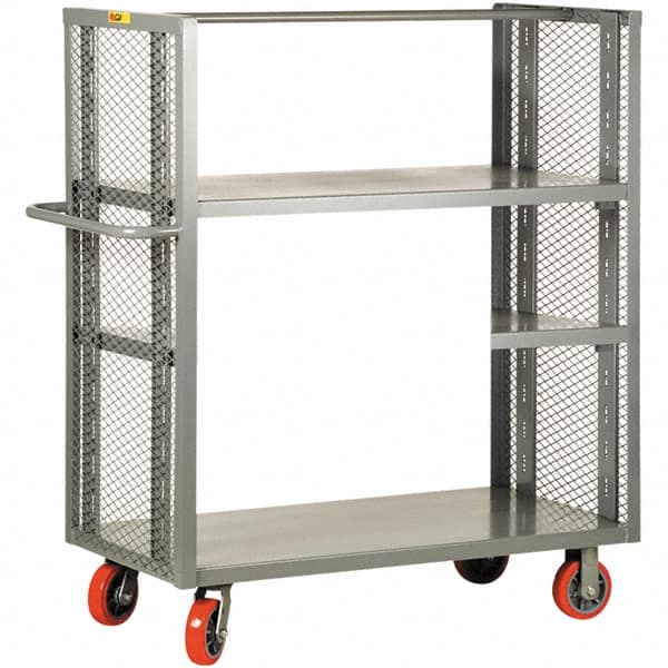 Little Giant - 3,600 Lb Capacity, 2 Shelf, Shelf Truck - 60" Long x 30" Wide x 57" High - Benchmark Tooling