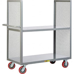 Little Giant - 3,600 Lb Capacity, 2 Shelf, Shelf Truck - 48" Long x 30" Wide x 57" High - Benchmark Tooling