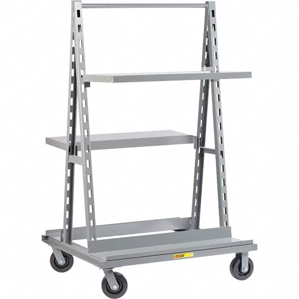 Little Giant - 2 Shelf Steel Shelving - 42" Wide x 67" High x 36" Deep, Gray - Benchmark Tooling