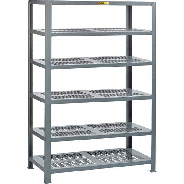 Little Giant - 6 Shelf Steel Shelving - 24" Wide x 72" High x 36" Deep, Gray - Benchmark Tooling