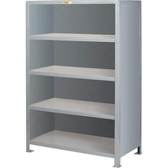 Little Giant - 5 Shelf Steel Shelving - 18" Wide x 72" High x 32" Deep, Gray - Benchmark Tooling