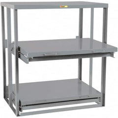 Little Giant - 2,000 Lb Capacity, 1 Shelf, Shelving - 36" Long x 53" Wide x 60" High - Benchmark Tooling