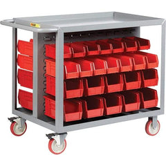 Little Giant - Bin Shelving Type: Bin Storage Cabinet Overall Height (Inch): 34 - Benchmark Tooling