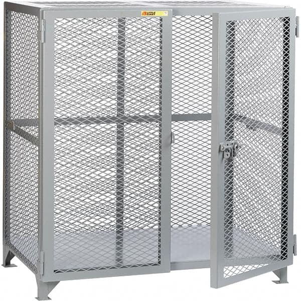 Little Giant - 1 Shelf Storage Cabinet - Steel, 49" Wide x 27" Deep x 52" High - Benchmark Tooling