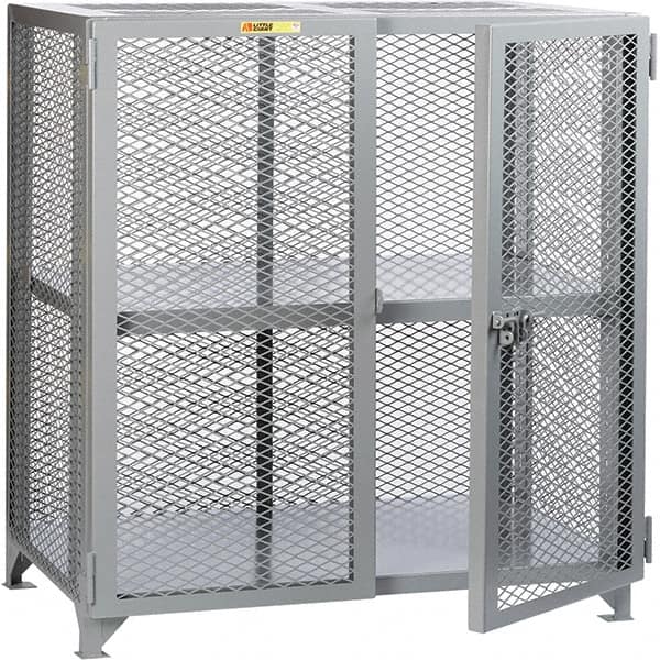 Little Giant - 1 Shelf Storage Cabinet - Steel, 49" Wide x 27" Deep x 52" High - Benchmark Tooling