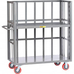 Little Giant - 3,600 Lb Capacity, 1 Shelf, Shelf Truck - 48" Long x 24" Wide x 57" High - Benchmark Tooling