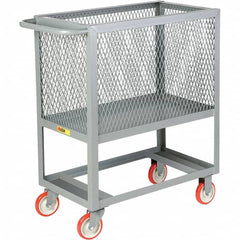 Little Giant - 1,200 Lb Capacity, 1 Shelf, Platform Truck - 37" Long x 18" Wide x 40" High - Benchmark Tooling