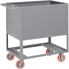 Little Giant - 2,000 Lb Capacity, 1 Shelf, Platform Truck - 41" Long x 24" Wide x 40" High - Benchmark Tooling