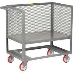 Little Giant - 1,200 Lb Capacity, 1 Shelf, Platform Truck - 53" Long x 24" Wide x 40" High - Benchmark Tooling