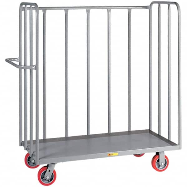 Little Giant - 3,600 Lb Capacity, 3-Sided Truck - 48" Long x 30" Wide x 57" High - Benchmark Tooling