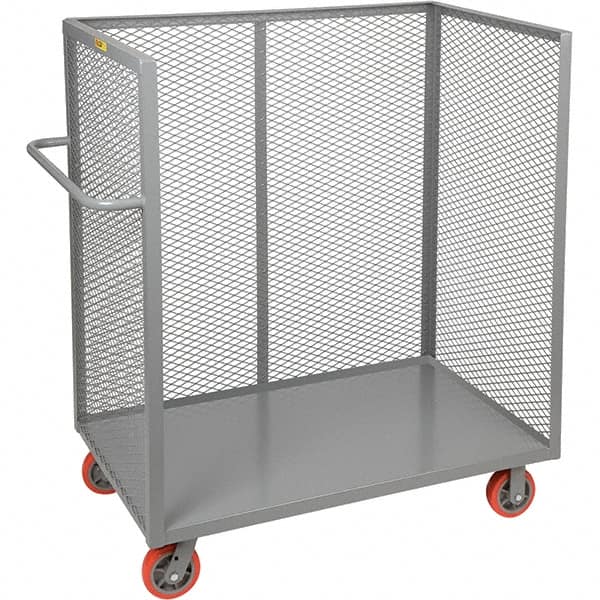 Little Giant - 3,600 Lb Capacity, 3-Sided Truck - 60" Long x 30" Wide x 57" High - Benchmark Tooling