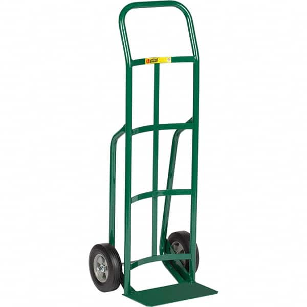 Little Giant - 800 Lb Capacity 47" OAH Hand Truck - Continuous Handle, Steel, Rubber Wheels - Benchmark Tooling