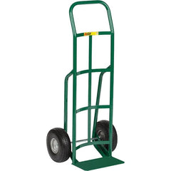 Little Giant - 800 Lb Capacity 47" OAH Hand Truck - Continuous Handle, Steel, Flat-Free Microcellular Foam Wheels - Benchmark Tooling