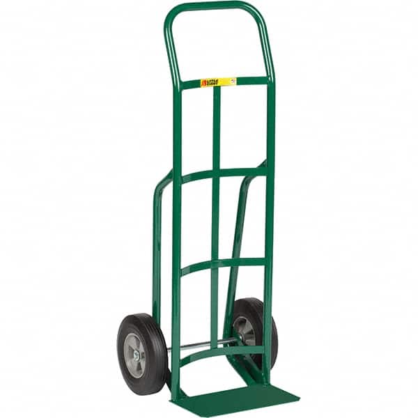 Little Giant - 800 Lb Capacity 47" OAH Hand Truck - Continuous Handle, Steel, Rubber Wheels - Benchmark Tooling