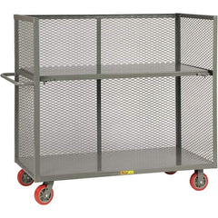 Little Giant - 3,600 Lb Capacity, 1 Shelf, Shelf Truck - 48" Long x 30" Wide x 57" High - Benchmark Tooling