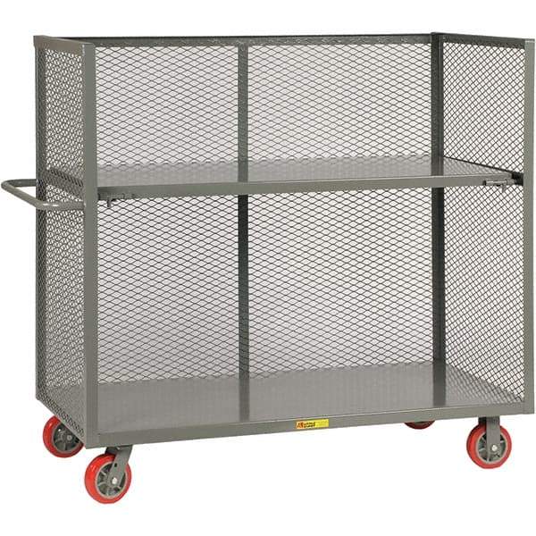 Little Giant - 3,600 Lb Capacity, 1 Shelf, Shelf Truck - 48" Long x 24" Wide x 57" High - Benchmark Tooling