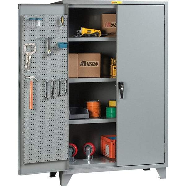 Little Giant - 3 Shelf Storage Cabinet - Steel, 48" Wide x 32" Deep x 78" High - Benchmark Tooling