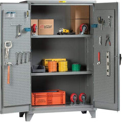 Little Giant - 2 Shelf Storage Cabinet - Steel, 60" Wide x 26" Deep x 78" High - Benchmark Tooling