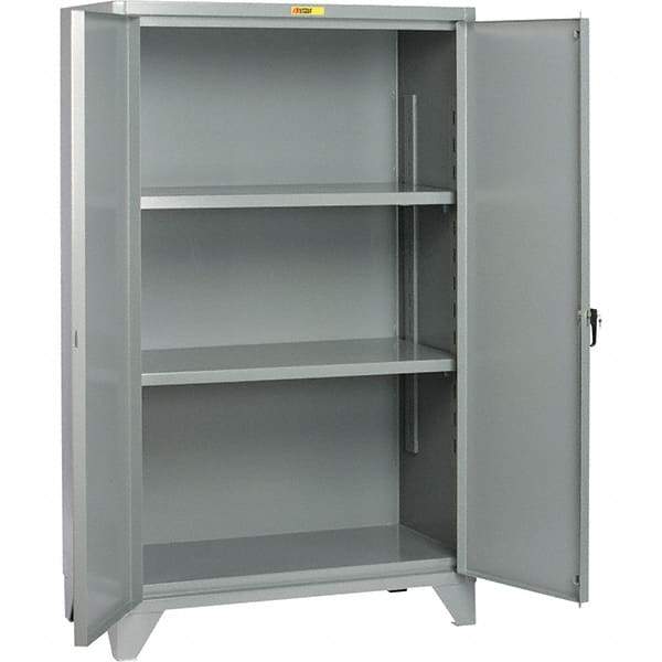 Little Giant - 2 Shelf Storage Cabinet - Steel, 48" Wide x 26" Deep x 78" High - Benchmark Tooling