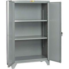 Little Giant - 2 Shelf Storage Cabinet - Steel, 48" Wide x 32" Deep x 78" High - Benchmark Tooling