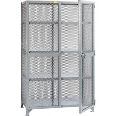 Little Giant - 3 Shelf Storage Cabinet - Steel, 61" Wide x 39" Deep x 78" High - Benchmark Tooling