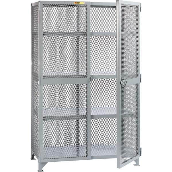 Little Giant - 3 Shelf Storage Cabinet - Steel, 73" Wide x 39" Deep x 78" High - Benchmark Tooling