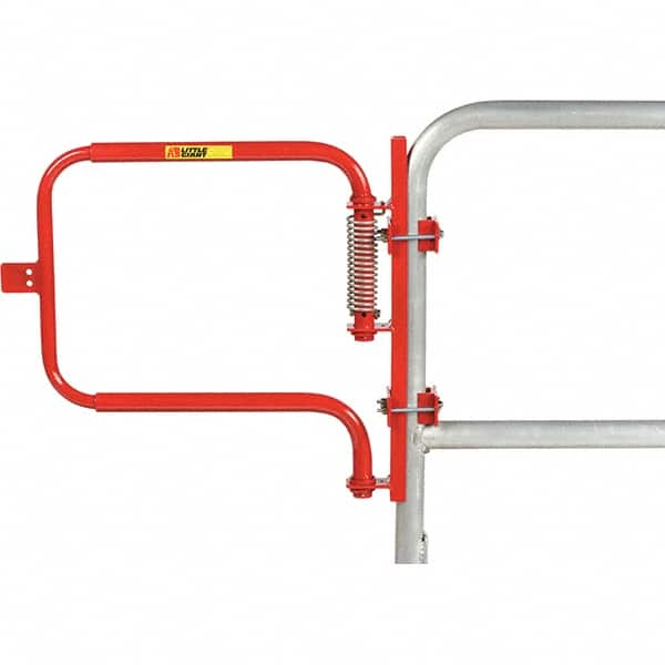 Little Giant - Steel Rail Safety Gate - Fits 22-1/2 to 36" Clear Opening, 3" Wide, - Benchmark Tooling