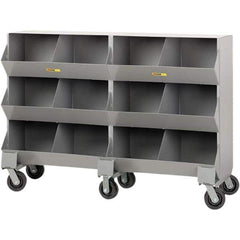 Little Giant - Bin Shelving Type: Bin Storage Cabinet Overall Height (Inch): 45-1/2 - Benchmark Tooling