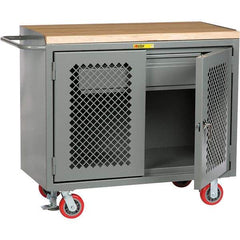 Little Giant - 3,600 Lb Capacity, 1 Drawer Mobile Cabinet - 48" Wide x 43" High - Benchmark Tooling