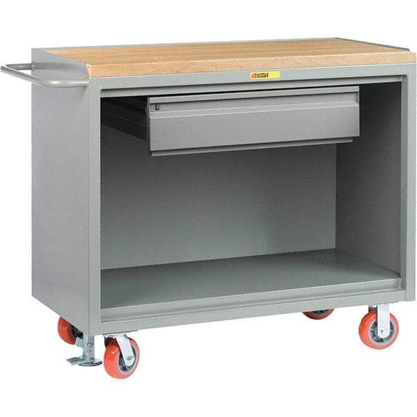 Little Giant - 3,600 Lb Capacity, 1 Drawer Mobile Cabinet - 48" Wide x 43" High - Benchmark Tooling
