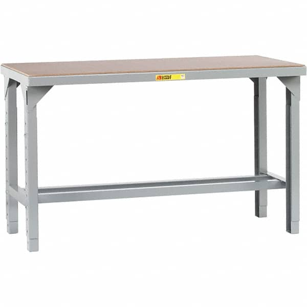 Little Giant - 72 Wide x 36" Deep x 41" High, Steel Workbench - Adjustable Height Legs - Benchmark Tooling