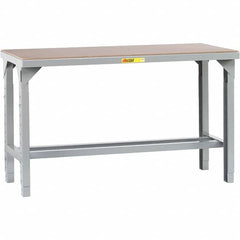 Little Giant - 84 Wide x 36" Deep x 41" High, Steel Workbench - Adjustable Height Legs - Benchmark Tooling