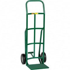 Little Giant - 800 Lb Capacity 47" OAH Hand Truck - Continuous Handle, Steel, Rubber Wheels - Benchmark Tooling