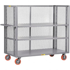 Little Giant - 3,600 Lb Capacity, 2 Shelf, Shelf Truck - 48" Long x 30" Wide x 57" High - Benchmark Tooling