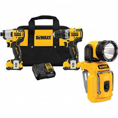 DeWALT - Cordless Tool Combination Kits Voltage: 12 Tools: Brushless Cordless Drill; Impact Driver - Benchmark Tooling