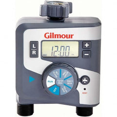 Gilmour - Lawn Sprinkler Timers Type: Auto ON/OFF Dual Outlet Electronic Timer Number of Watering Modes: 1 - Benchmark Tooling