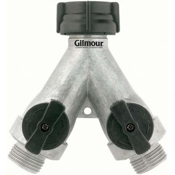 Gilmour - Garden Hose Fittings & Repair Kits Type: Shut-Off Valve Connector Type: Male; Female - Benchmark Tooling