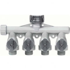 Gilmour - Garden Hose Fittings & Repair Kits Type: Shut-Off Valve Connector Type: Male; Female - Benchmark Tooling