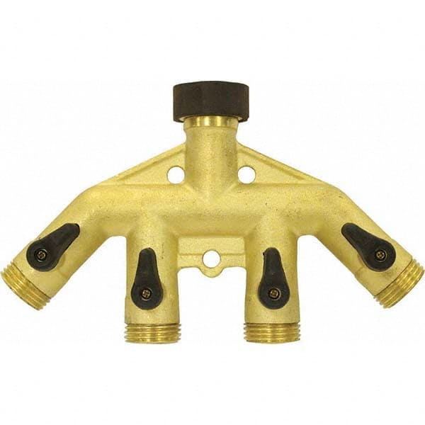 Gilmour - Garden Hose Fittings & Repair Kits Type: Shut-Off Valve Connector Type: Male; Female - Benchmark Tooling