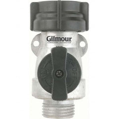 Gilmour - Garden Hose Fittings & Repair Kits Type: Shut-Off Valve Connector Type: Male; Female - Benchmark Tooling