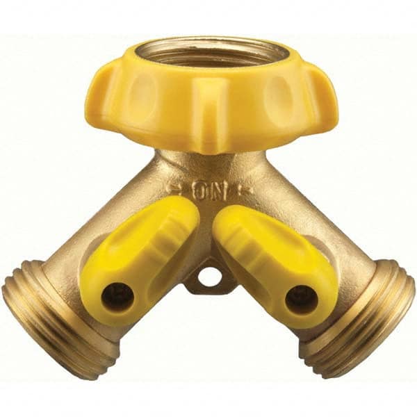 Nelson - Garden Hose Fittings & Repair Kits Type: Shut-Off Valve Connector Type: Male; Female - Benchmark Tooling