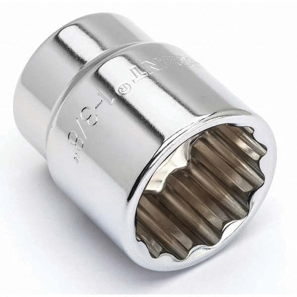 Crescent - Hand Sockets Drive Size (Inch): 3/4 Size (Inch): 1-3/8 - Benchmark Tooling