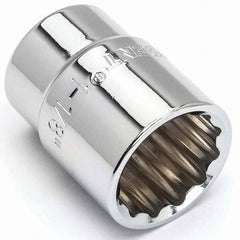 Crescent - Hand Sockets Drive Size (Inch): 3/4 Size (Inch): 1-1/8 - Benchmark Tooling