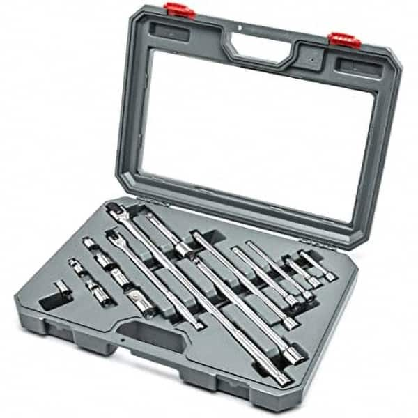 Crescent - Socket Extension Sets Tool Type: Socket Accessory Kit Number of Pieces: 16 - Benchmark Tooling