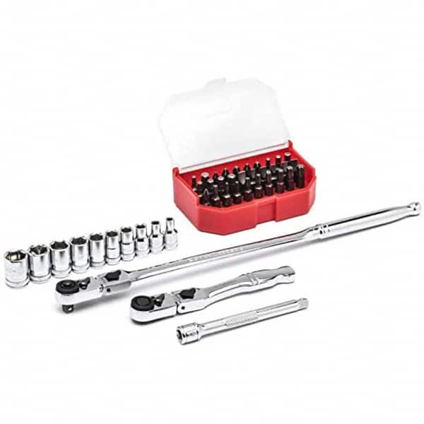 GearWrench - Screwdriver Bit Sets Type: Bit & Socket Set Drive Size: 1/4 (Inch) - Benchmark Tooling