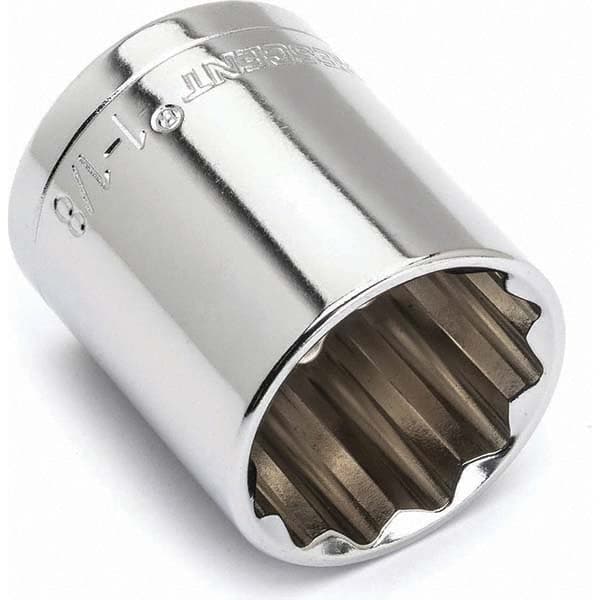 Crescent - Hand Sockets Drive Size (Inch): 1/2 Size (Inch): 1-1/8 - Benchmark Tooling