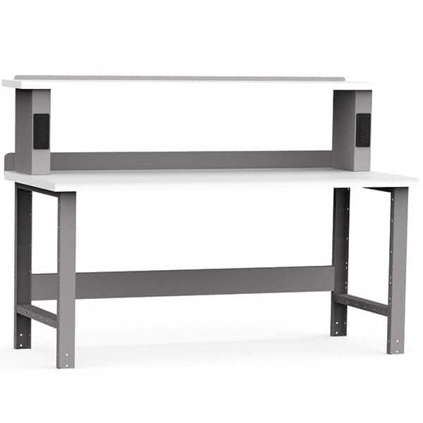 Rousseau Metal - Stationary Work Benches, Tables Type: Work Bench Top Material: Laminated Plastic - Benchmark Tooling