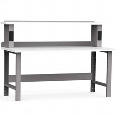 Rousseau Metal - Stationary Work Benches, Tables Type: Work Bench Top Material: Laminated Plastic - Benchmark Tooling