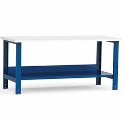 Rousseau Metal - Stationary Work Benches, Tables Type: Work Bench Top Material: Laminated Plastic - Benchmark Tooling