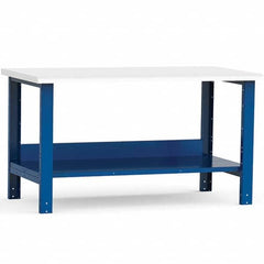 Rousseau Metal - Stationary Work Benches, Tables Type: Work Bench Top Material: Laminated Plastic - Benchmark Tooling